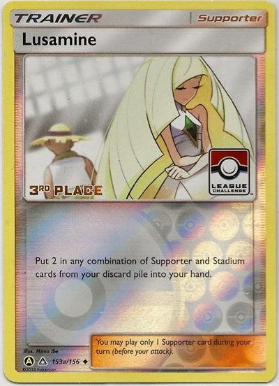 PR: Lusamine - 153a/156 (League Challenge) [3rd Place] (Reverse Holofoil)