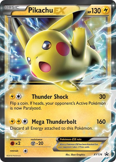 PR: Pikachu EX - XY174 (Holofoil)