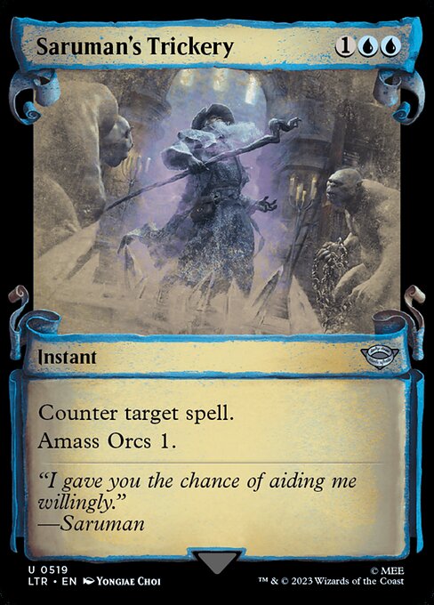 LTR: Saruman's Trickery (Showcase Scrolls) (Foil)