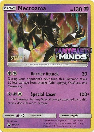 SMP: Necrozma - SM204 (Prerelease) [Staff] (Holofoil)