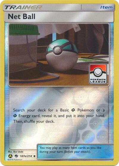 PR: Net Ball (Pokemon League) - 187a/214 (Reverse Holofoil)