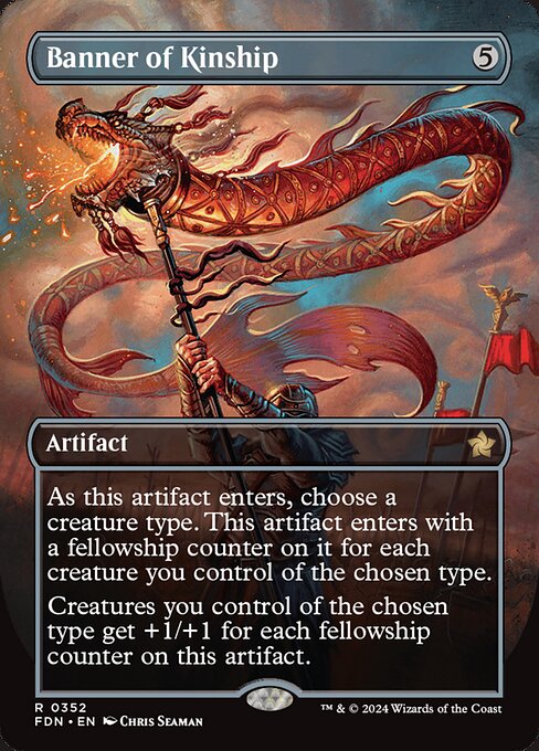 FDN: Banner of Kinship (Borderless) (Foil)