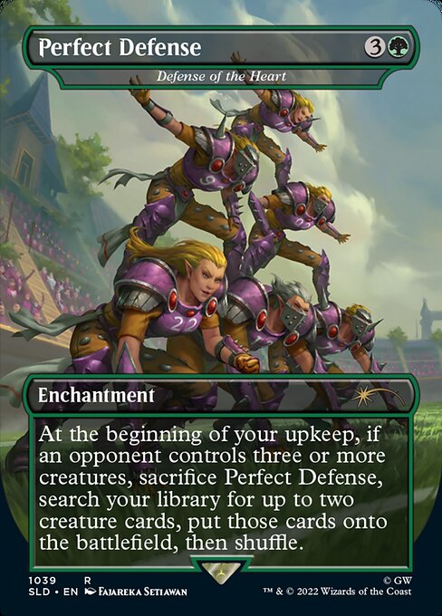SLD: Perfect Defense - Defense of the Heart (Borderless) (Foil)
