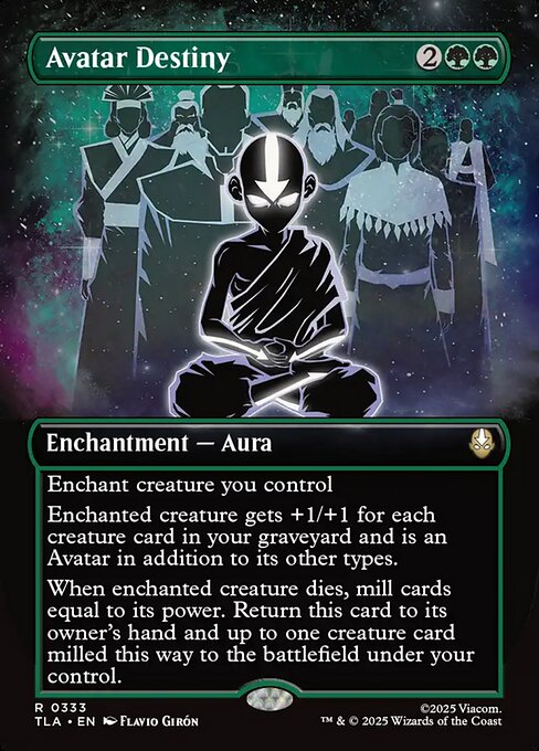 TLA: Avatar Destiny (Borderless) (Foil)