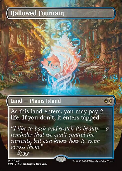 ECL: Hallowed Fountain (Borderless) (Foil)
