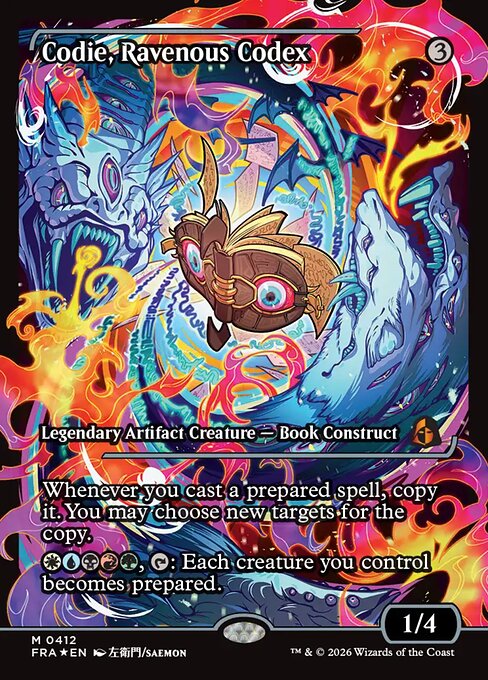 FRA: Codie, Ravenous Codex (Showcase) (Foil)