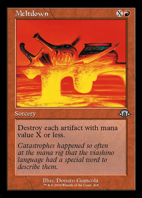 MH3: Meltdown (Retro Frame) (Foil)
