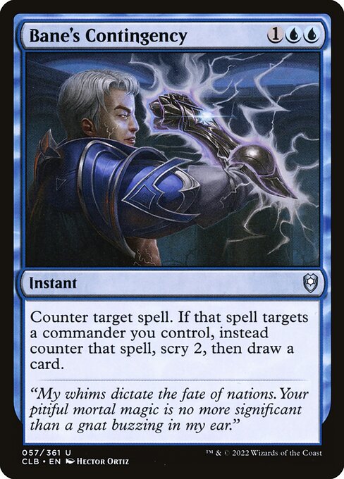 CLB: Bane's Contingency (Foil)