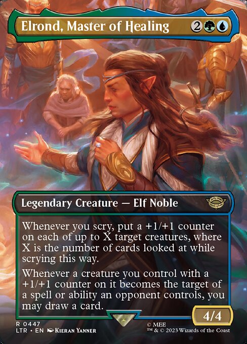 LTR: Elrond, Master of Healing (Borderless) (Foil)