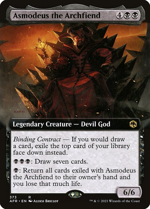 AFR: Asmodeus the Archfiend (Extended Art) (Foil)