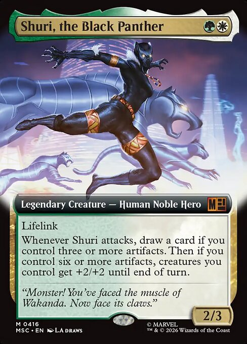 MSC: Shuri, the Black Panther (Extended Art)