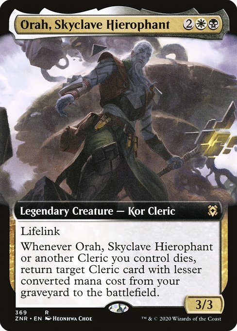 ZNR: Orah, Skyclave Hierophant (Extended Art)