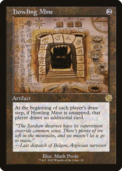 BRR: Howling Mine (Schematic) (Foil)