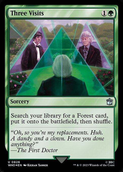WHO: Three Visits (Surge Foil)