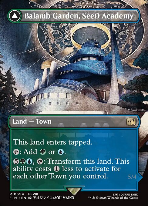 FIN: Balamb Garden, SeeD Academy (Borderless) (Foil)