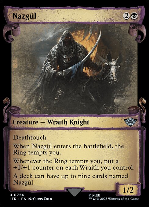 LTR: Nazgul (0724) (Showcase Scrolls)