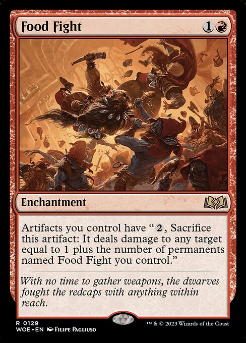 WOE: Food Fight (Foil)