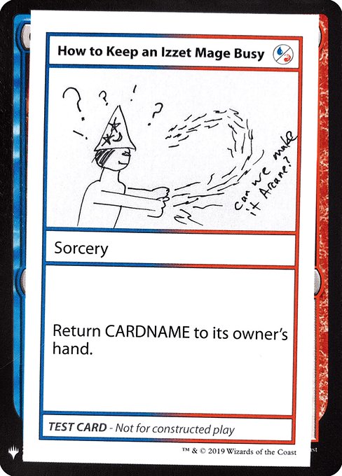 CMB1: How to Keep an Izzet Mage Busy