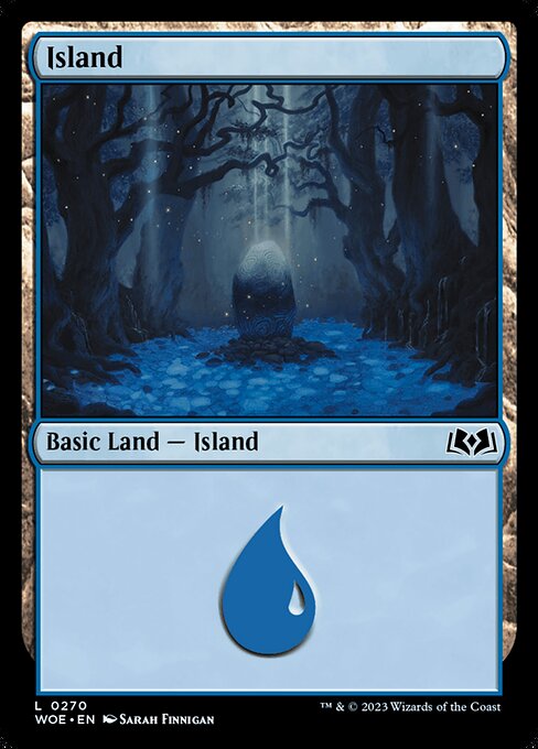 WOE: Island (0270) (Foil)