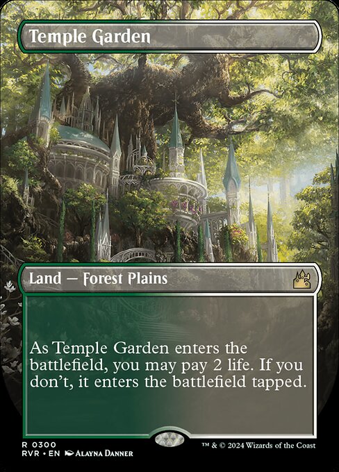 RVR: Temple Garden (Borderless) (Foil)