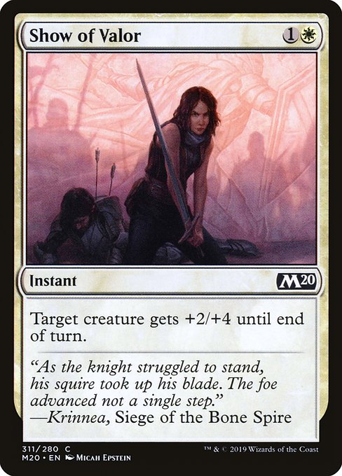 M20: Show of Valor