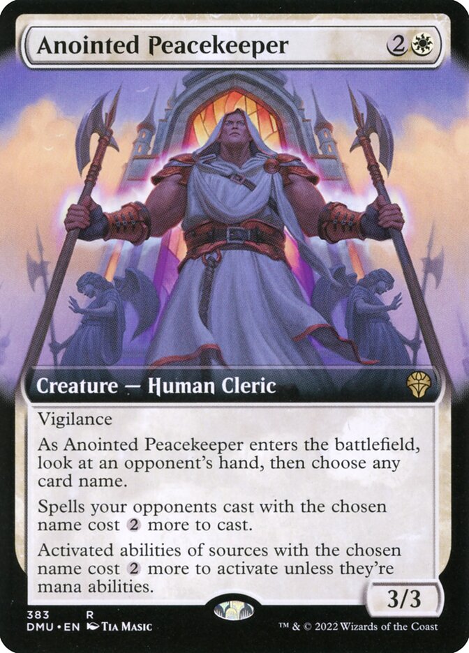 Anointed Peacekeeper (Extended Art) [Foil] :: DMU