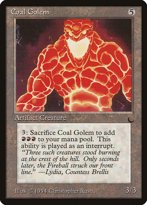 DRK: Coal Golem