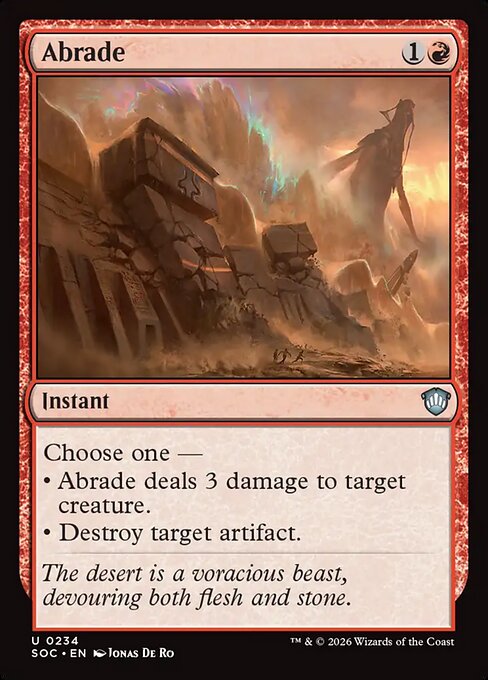 SOC: Abrade