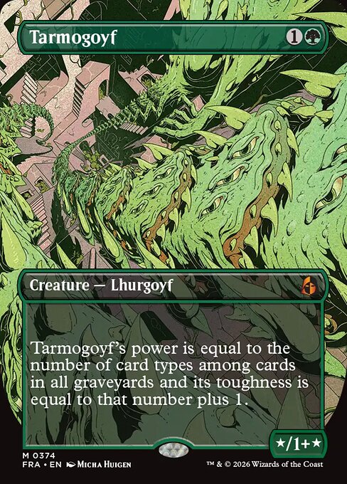 FRA: Tarmogoyf (Borderless) (Foil)