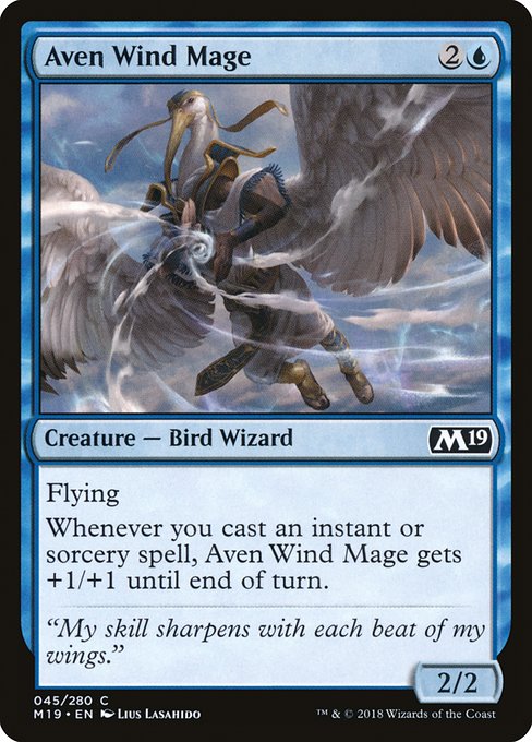 M19: Aven Wind Mage (Foil)