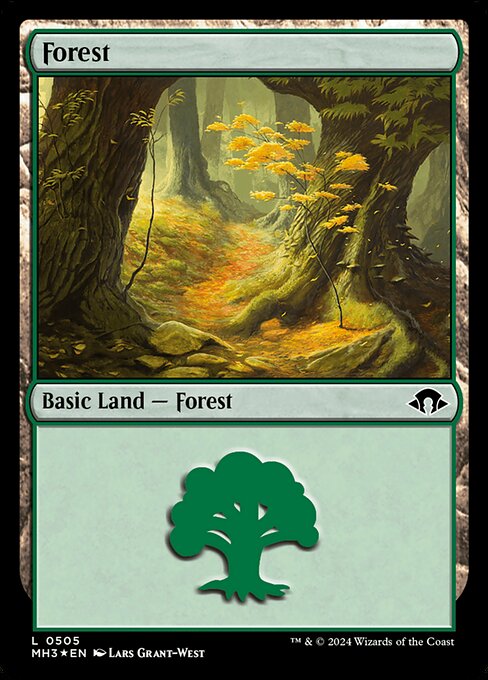 MH3: Forest (0505) (Ripple Foil)