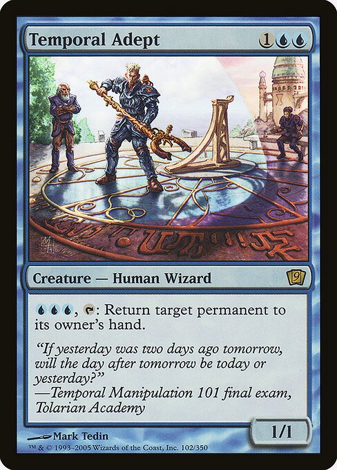 9ED: Temporal Adept (Foil)