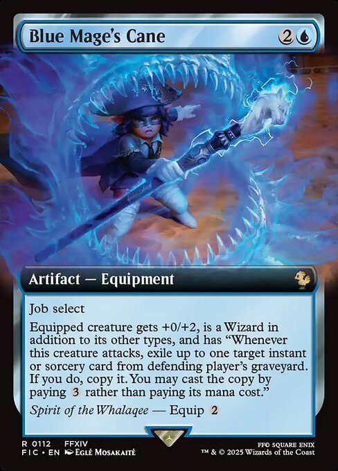 FIC: Blue Mage's Cane (Extended Art) (Foil)