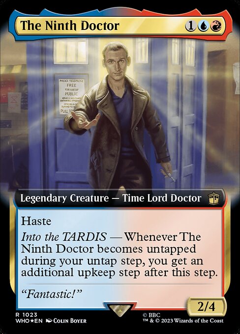 WHO: The Ninth Doctor (Extended Art) (Surge Foil)
