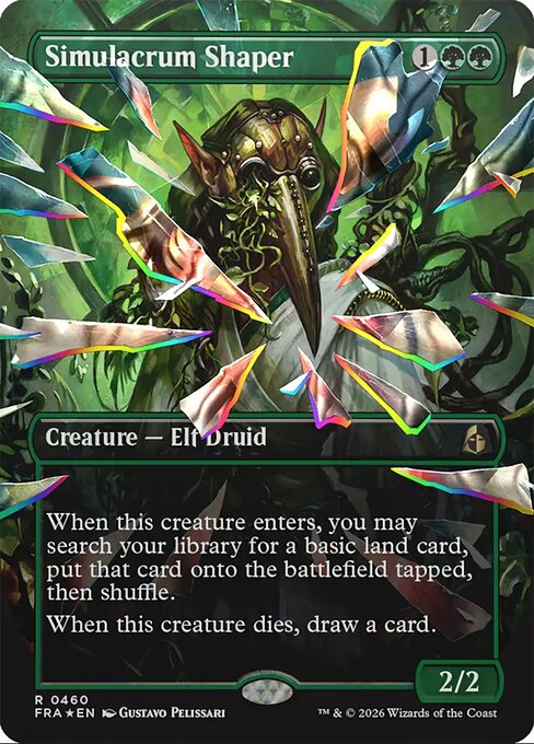 FRA: Simulacrum Shaper (Borderless) (Facet Foil)