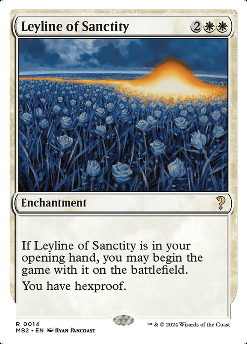 MB2: Leyline of Sanctity (White Border)