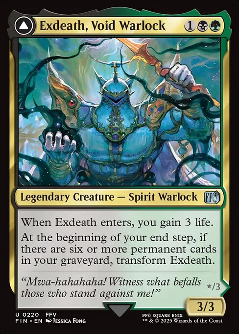 FIN: Exdeath, Void Warlock (Foil)