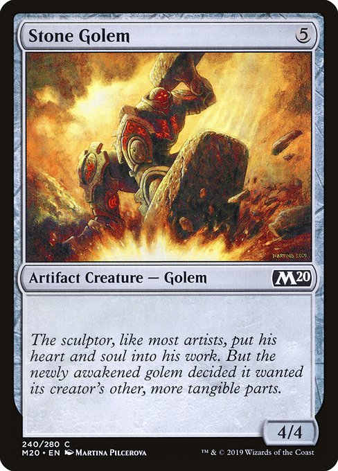 M20: Stone Golem (Foil)