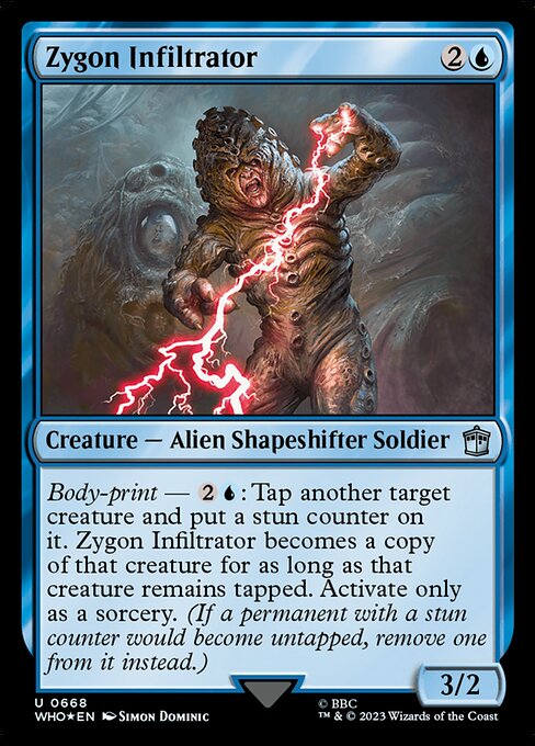 WHO: Zygon Infiltrator (Surge Foil)
