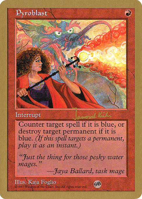 WC97: Pyroblast - 1997 Janosch Kuhn (5ED) (SB)