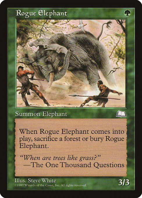WTH: Rogue Elephant