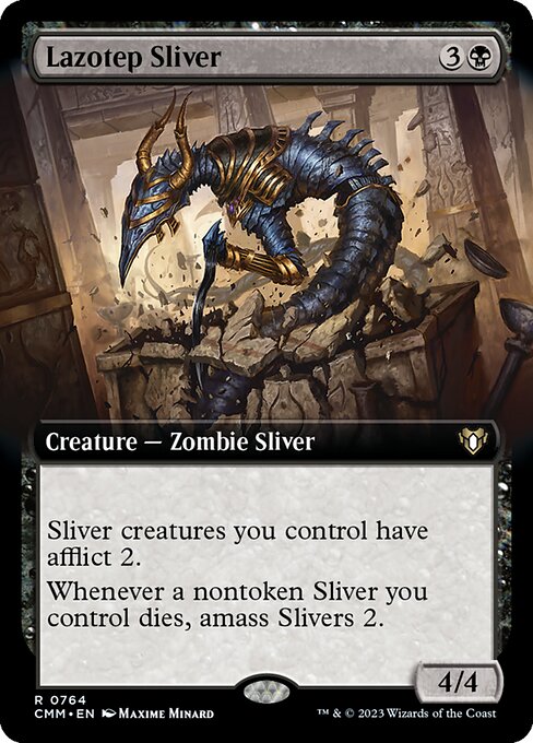 CMM: Lazotep Sliver (Extended Art) (Foil)