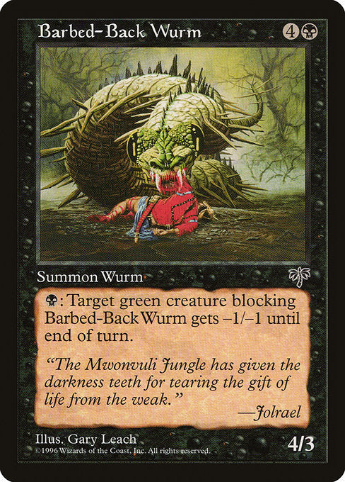 MIR: Barbed-Back Wurm