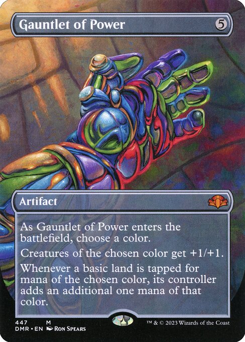 DMR: Gauntlet of Power (Borderless) (Foil)