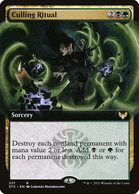 STX: Culling Ritual (Extended Art) (Foil)