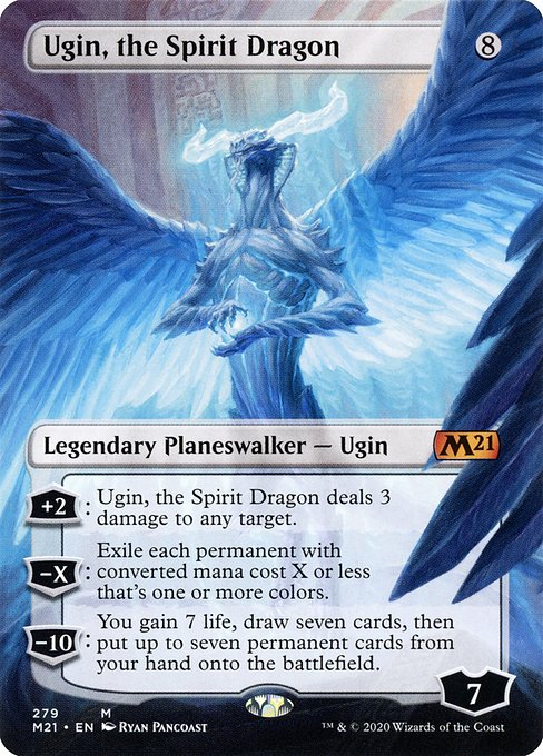 M21: Ugin, the Spirit Dragon (Borderless) (Foil)