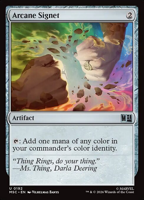 MSC: Arcane Signet (0192)