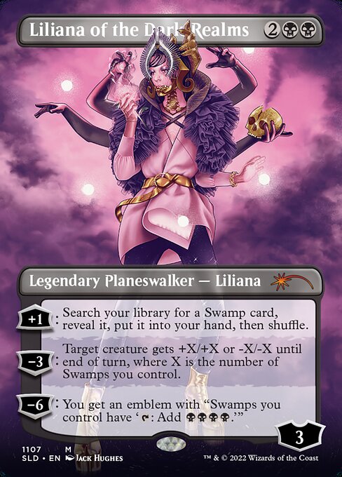 SLD: Liliana of the Dark Realms (Borderless) (Foil)