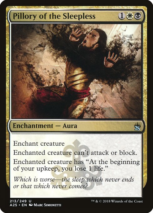 A25: Pillory of the Sleepless