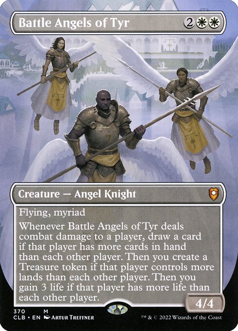 CLB: Battle Angels of Tyr (Borderless) (Foil)